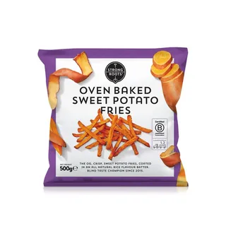 Strong Roots Frozen Oven Baked Sweet Potato 500G