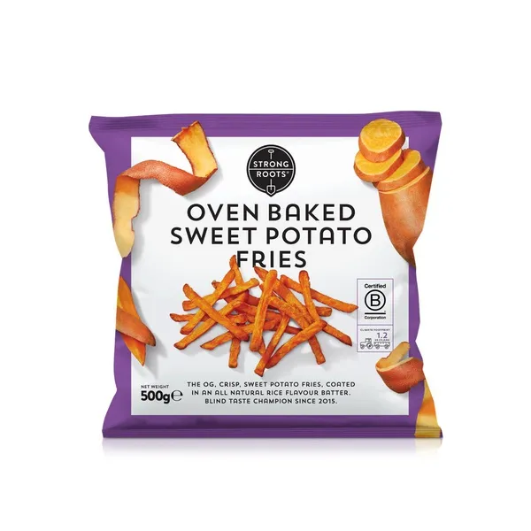 Strong Roots Frozen Oven Baked Sweet Potato 500G
