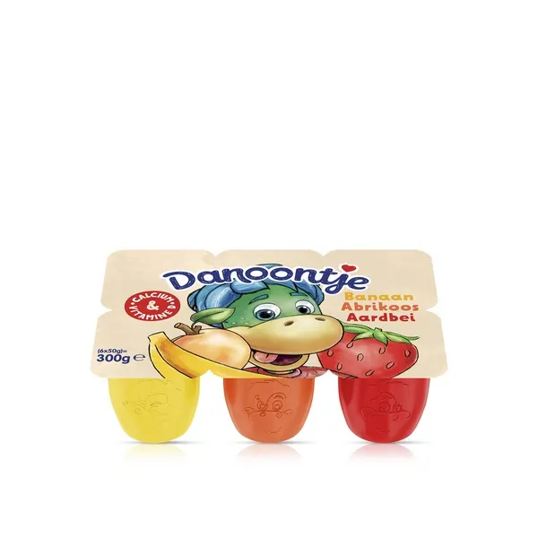 دانون زبادي بالفواكه 6x 50 غرام