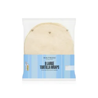 Waitrose Plain Tortilla Wraps 490g