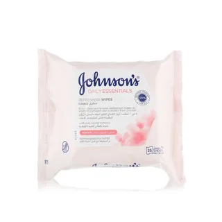 Johnson's Refreshing Wipes Normal Skin x 25