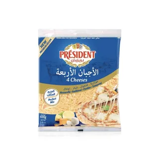 بريزيدن الأجبان الأربعة - مبشورة 400 غرام
