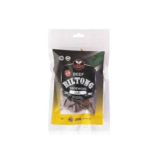Lekker Beef Droewors Chilli 250g