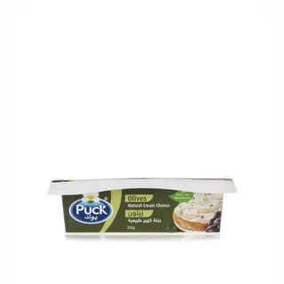 Puck Cream Cheese Tub with Olives 200g
