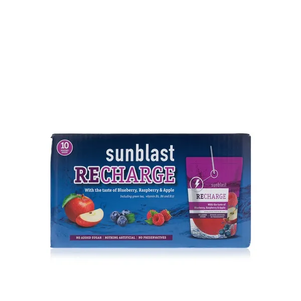 Sunblast Recharge Blueberry, Raspberry and Apple 200ml
