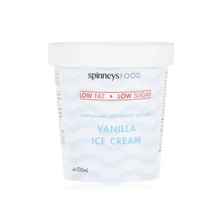 Spinneysfood Low Fat Low Sugar Vanilla Ice Cream 500ml