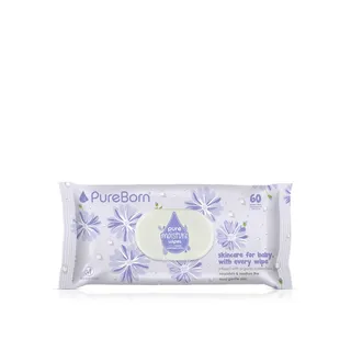 PureBorn Pure Moisture Calendula Wipes x 60