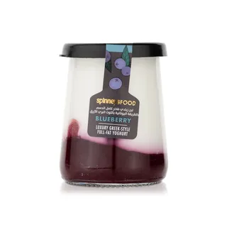 Spinneysfood Luxury Greek Style Full Fat Yoghurt with Blueberry 125g