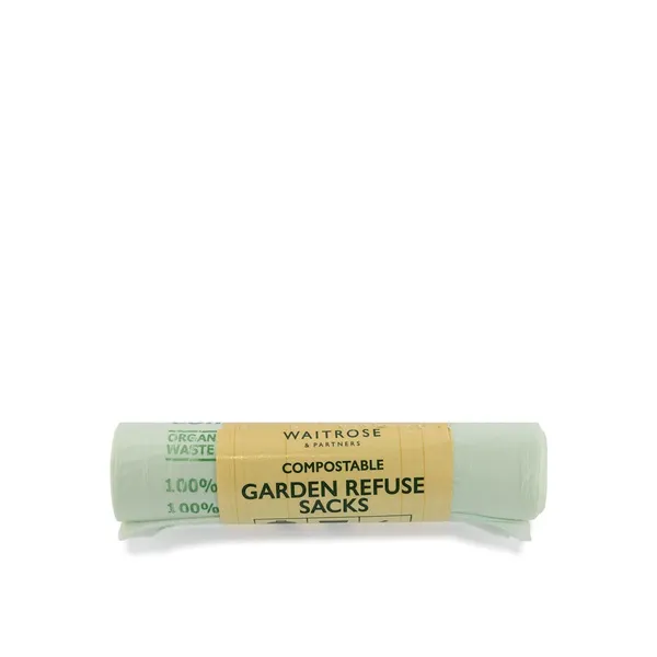 Waitrose Compostable Garden Refuse Sacks x 6