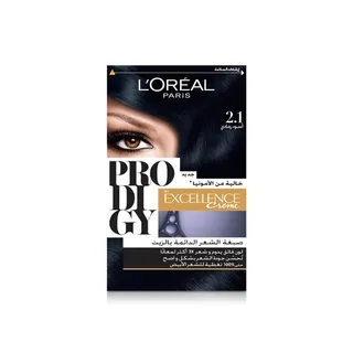 L'Oreal Excellence Creme 2.1 Ash Black Permanent Hair Dye