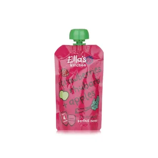 Ella's Kitchen Organic Strawberry, Rhubarb & Apple 4+ Months 120g
