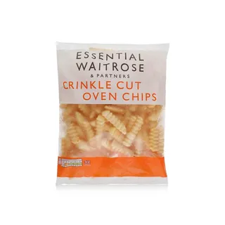 Waitrose Essential Frozen Crinkle Cut Oven Chips 900G
