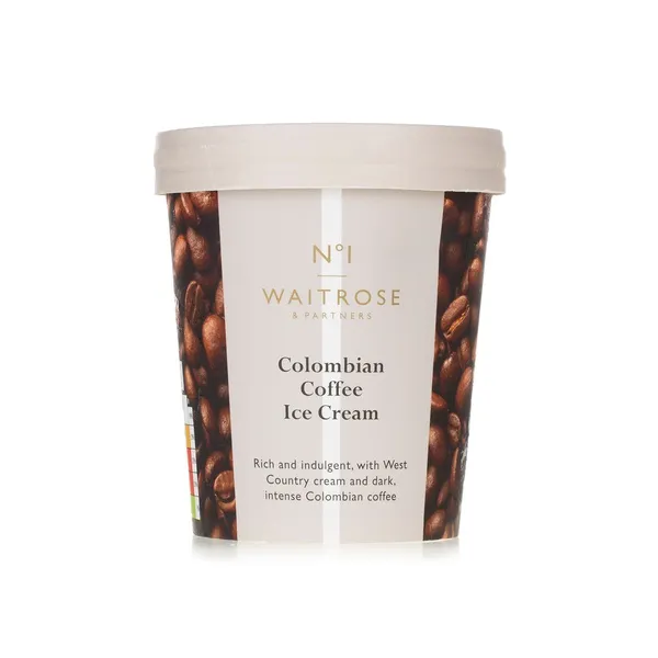 Waitrose No.1 Colombian Coffee Ice Cream 500Ml
