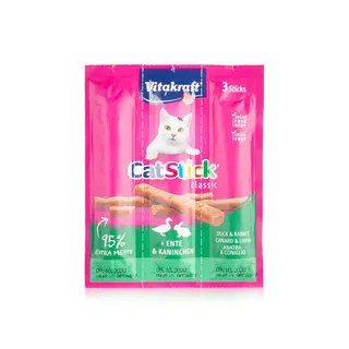 Vitakraft Vita Duck & Rabbit Cat Stick x 3