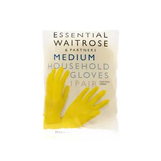 Waitrose Essential Medium Household Gloves
