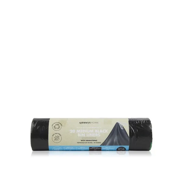 Spinneyshome Medium Garbage Bags Black x20