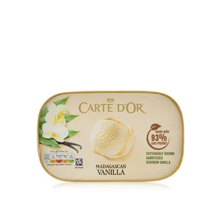 Carte D'Or Madagascan Vanilla Ice Cream Dessert 900Ml