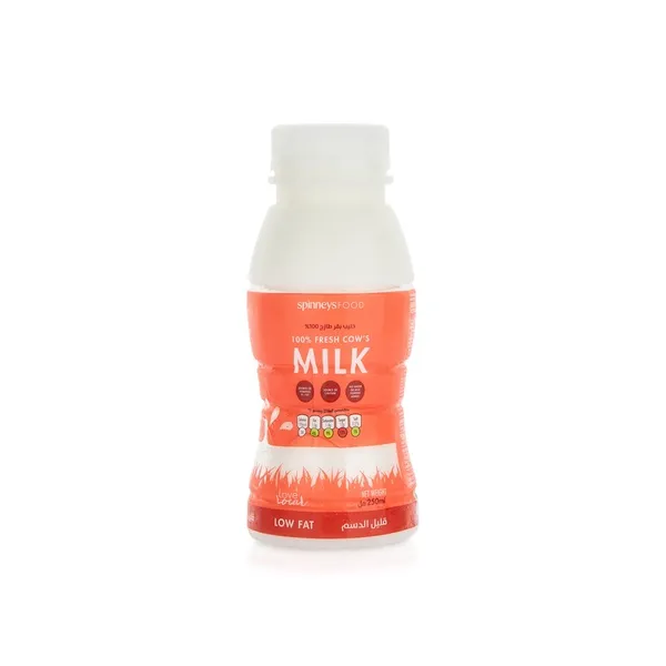 Spinneysfood Low Fat Fresh Cow's Milk 250ml