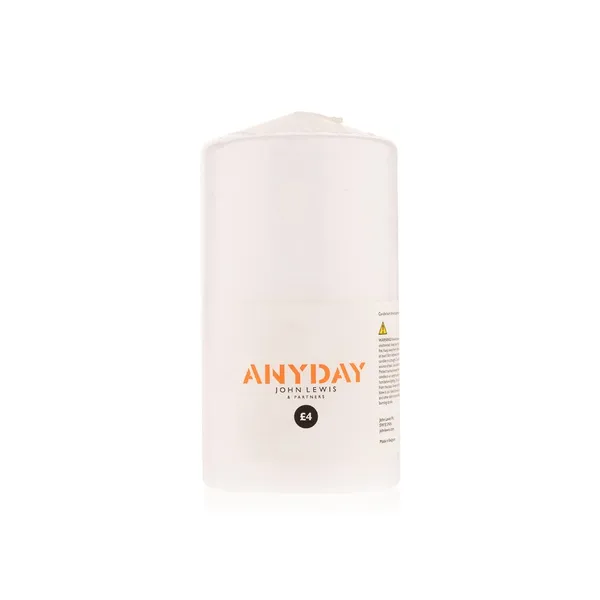 John Lewis Medium White Candle