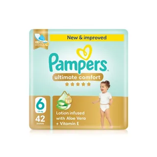 Pampers Ultimate Comfort Diapers Size 6 x 42