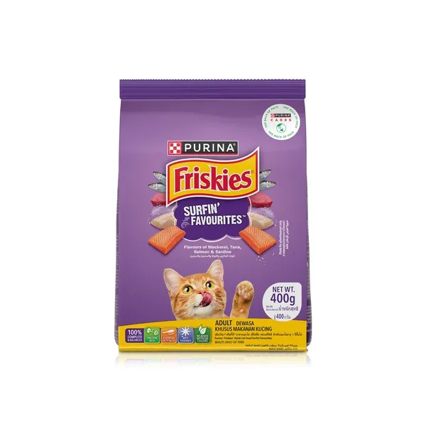 Friskies Surfin Favourites Dry Cat Food 400g
