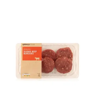 Spinneysfood Slider Beef Burgers 6s 300g