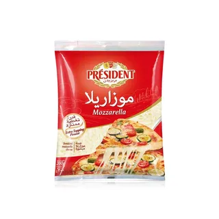 بريزيدن موتزاريلا مبشورة 200 غرام