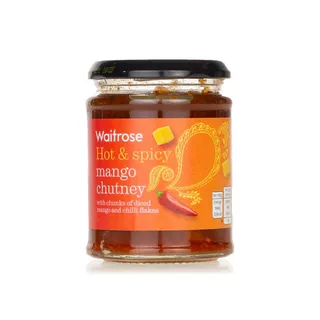 Waitrose Hot & Spicy Mango Chutney 320g