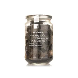 Waitrose Olives Salted a La Grecque 235g