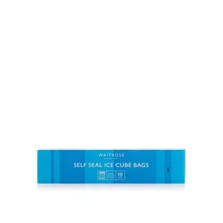 Waitrose Self Seal Ice Cube Bags 10s