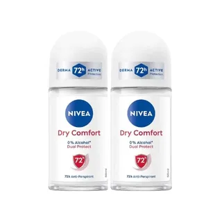 Nivea Dry Comfort Female Roll On 2 x 50 mL