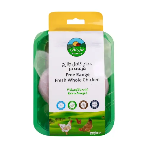 مزرعتي دجاج كامل طازج 900 جم