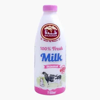 Baladna Fresh Skimmed Milk 1 L