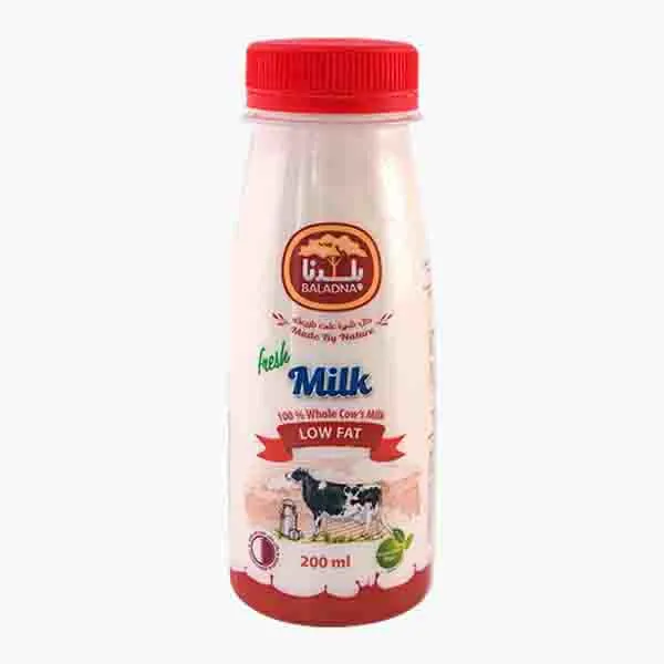 Baladna Fresh Milk Low Fat 200 Ml
