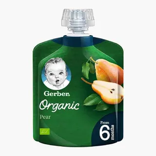 جيربر بيوريه كمثرى عضوي 90 جم