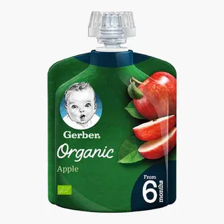 جيربر بيوريه تفاح عضوي 90 جم