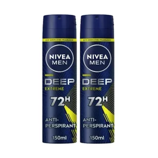 Nivea Men Deep Extrem Max Deospray 2 x 150 mL