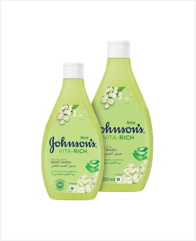 Johnson's Vita Rich Body Wash Assorted 400ml+250ml Free