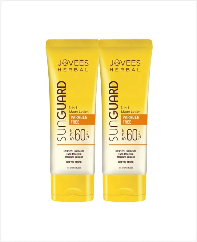 Jovees 3in1 Matte Lotion Sunguard Spf60 2x100ml