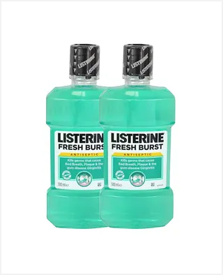 Listerine Antiseptic Mouthwash Freshburst 2x500ml @20%off