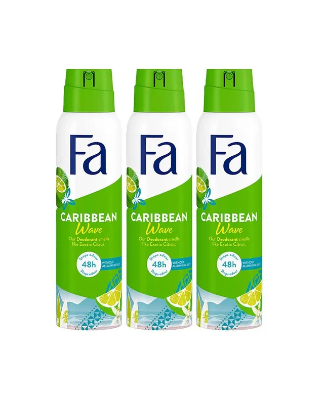 فا ديودورانت ليمون كاريبي 150ml 2+1مجانا
