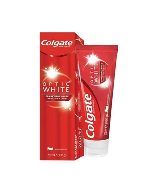 كولجيت أوبتيك وايت سبARKلينج مينت معجون أسنان 2x75ml
