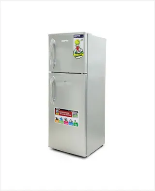 Geepas Double Door Refrigerator 180l #grf1856wpn