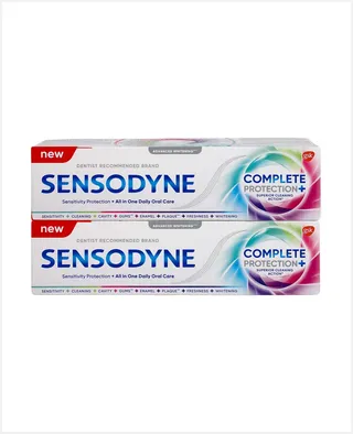 Sensodyne Complete Protectn+adva Whitening Tp 2x75ml @25%off