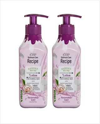 Eva Radiance Blend Lotion for Normal Skin Marshmallow Scent 2x370ml
