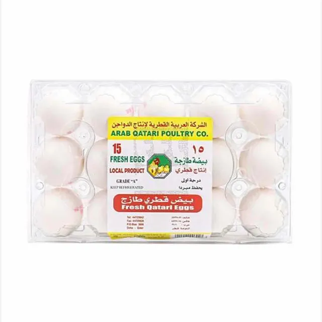 Qatar Fresh Eggs 15pcs (tray)