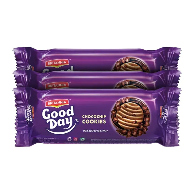 Britannia Good Day Choco Chips Cookies 3sx125gm