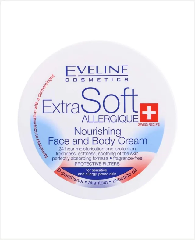 Eveline Extra Soft Nourishing Face and Body Cream 200ml