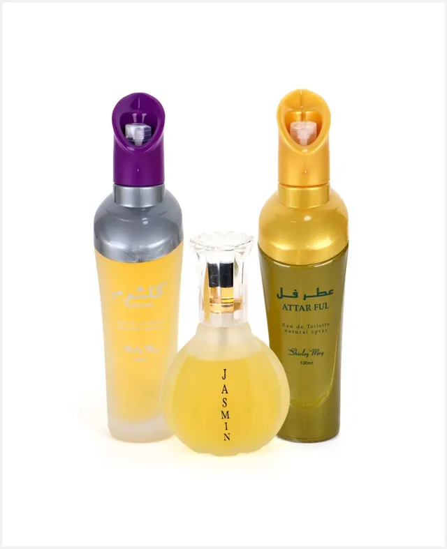 Shirley May Kulsoom+jasmin+attar Ful Asst- 3'sx100ml