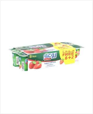 روعة زبادي فواكه 4 حبة6* 100 مل